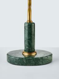 John Lewis Mabel Green Marble Base Desk Lamp, Green - thumbnail 5
