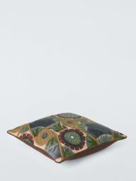 John Lewis Heba Cushion, Blue Midnight - thumbnail 4