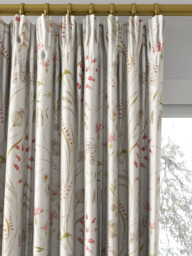 Sanderson Summer Harvest Made to Measure Curtains or Roman Blind, Claret/Olive - thumbnail 2