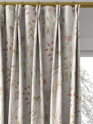 Sanderson Summer Harvest Made to Measure Curtains or Roman Blind, Claret/Olive - thumbnail 4