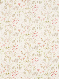 Sanderson Summer Harvest Made to Measure Curtains or Roman Blind, Claret/Olive