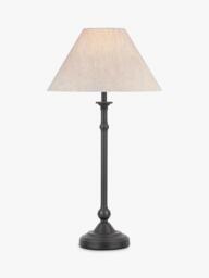 Laura Ashley Ludchurch Table Lamp, Black - thumbnail 1