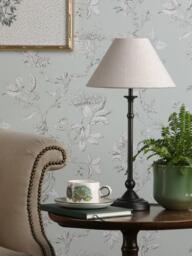Laura Ashley Ludchurch Table Lamp, Black - thumbnail 3