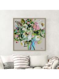 John Lewis Anna Cher 'The Light Within Your Bloom' Framed Canvas Print, 86 x 86cm, Multi - thumbnail 2