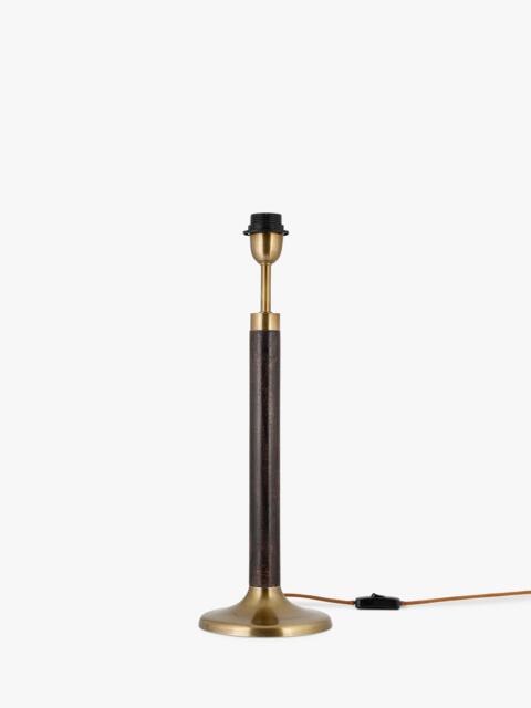 nkuku Digha Wood and Metal Table Lamp Base - image 1