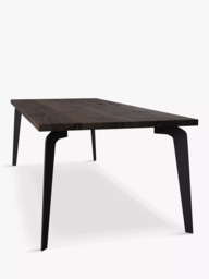 John Lewis Reigate Fixed Dining Table, Straight Edge, Solid Oak Dark Oil - thumbnail 3