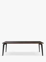 John Lewis Reigate Fixed Dining Table, Straight Edge, Solid Oak Dark Oil - thumbnail 2