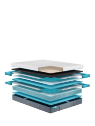 Simba Hybrid® Luxe Mattress, Medium/Firm Tension, Double - thumbnail 4