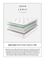 John Lewis Ortho Pocket Collection 2400 Pocket Spring Mattress, Firm Tension, Double - thumbnail 3