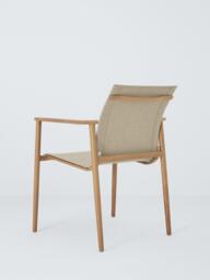 John Lewis Sahara Garden Dining Armchair, Set of 2, Mocha - thumbnail 5