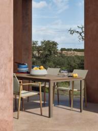 John Lewis Sahara Garden Dining Armchair, Set of 2, Mocha - thumbnail 2