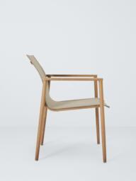 John Lewis Sahara Garden Dining Armchair, Set of 2, Mocha - thumbnail 4