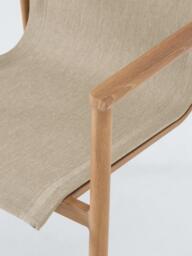 John Lewis Sahara Garden Dining Armchair, Set of 2, Mocha - thumbnail 6