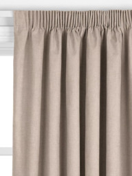 John Lewis Linen Look Made to Measure Curtains or Roman Blind, Pale Mole - thumbnail 2