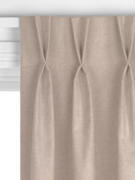 John Lewis Linen Look Made to Measure Curtains or Roman Blind, Pale Mole - thumbnail 5