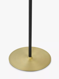 John Lewis Decorah Telescopic Floor Lamp, Painted Black/Brass - thumbnail 6