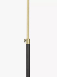John Lewis Decorah Telescopic Floor Lamp, Painted Black/Brass - thumbnail 5