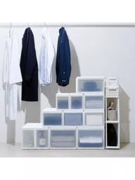 Like-it Modular Storage Basket, Medium, W34cm, White - thumbnail 4