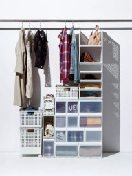 Like-it Modular Storage Basket, Medium, W34cm, White - thumbnail 2