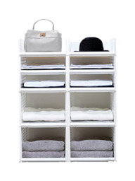 Like-it Modular Storage Basket, Medium, W34cm, White - thumbnail 5