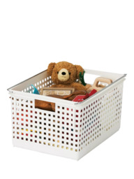 Like-it Modular Storage Basket, Medium, W34cm, White - thumbnail 1