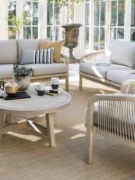 KETTLER Cora Rope 2 Seat Garden Lounging Sofa, FSC-Certified (Acacia Wood), Natural - thumbnail 3