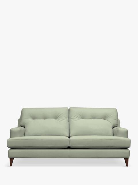 G Plan Vintage Seventy Two Medium 3 Seater Leather Sofa, Dark Leg - image 1