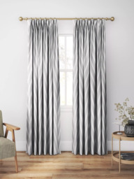 Harlequin Moriko Made to Measure Curtains or Roman Blind, Steel - thumbnail 5
