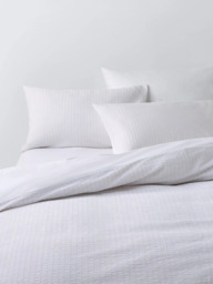 John Lewis Seersucker Pinstripe Duvet Cover Set - thumbnail 1