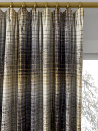 Harlequin Hamada Made to Measure Curtains or Roman Blind, Charcoal - thumbnail 2