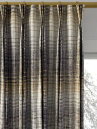 Harlequin Hamada Made to Measure Curtains or Roman Blind, Charcoal - thumbnail 6