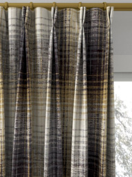 Harlequin Hamada Made to Measure Curtains or Roman Blind, Charcoal - thumbnail 4