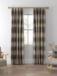 Harlequin Hamada Made to Measure Curtains or Roman Blind, Charcoal - thumbnail 5