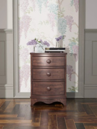 Laura Ashley Broughton Bedside Table, Dark Brown - thumbnail 2