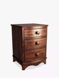 Laura Ashley Broughton Bedside Table, Dark Brown - thumbnail 1