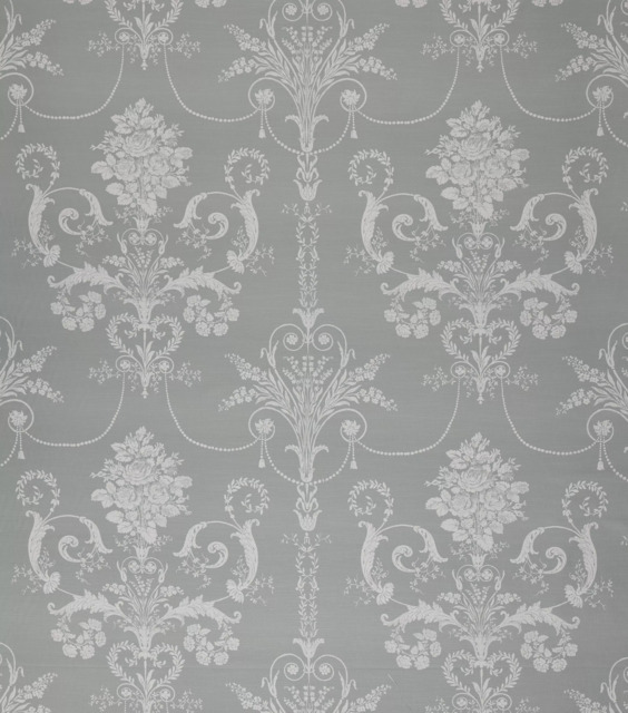 Laura Ashley Josette Made to Measure Curtains or Roman Blind, Steel - image 1