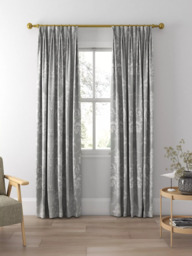 Laura Ashley Josette Made to Measure Curtains or Roman Blind, Steel - thumbnail 5