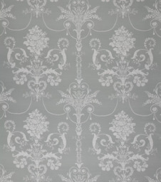 Laura Ashley Josette Made to Measure Curtains or Roman Blind, Steel - thumbnail 1