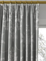 Laura Ashley Josette Made to Measure Curtains or Roman Blind, Steel - thumbnail 2