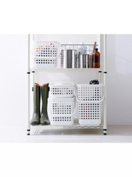 Like-it Modular Storage Biomass Basket, Large, W27.7cm, White - thumbnail 4