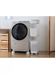 Like-it Modular Storage Biomass Basket, Large, W27.7cm, White - thumbnail 3