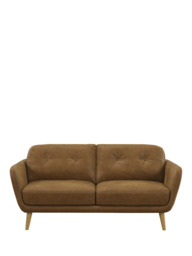 John Lewis Arlo Medium 2 Seater Leather Sofa, Light Leg - thumbnail 5