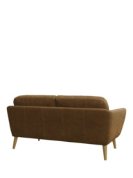 John Lewis Arlo Medium 2 Seater Leather Sofa, Light Leg - thumbnail 4