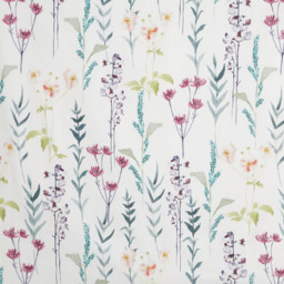 John Lewis Longstock Print Pair Lined Pencil Pleat Curtains, Multi - thumbnail 2