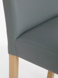 John Lewis Slender Faux Leather Dining Chairs, Set of 2 - thumbnail 5