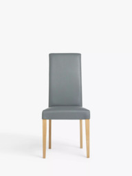 John Lewis Slender Faux Leather Dining Chairs, Set of 2 - thumbnail 2