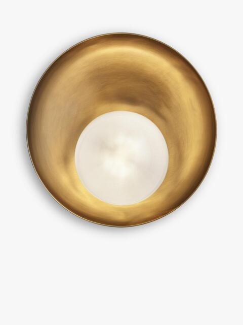 Industville Hayle Outdoor/Bathroom Wall Light, Brass - image 1
