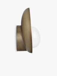 Industville Hayle Outdoor/Bathroom Wall Light, Brass - thumbnail 5