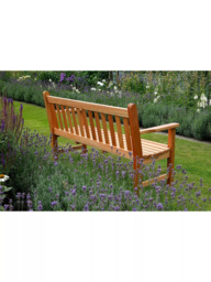 Barlow Tyrie Lavenham 3-Seater Eucalyptus Wood Garden Bench - thumbnail 3