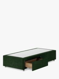 Hypnos Non-Sprung Upholstered 2 Drawer Divan Base, Single - thumbnail 2